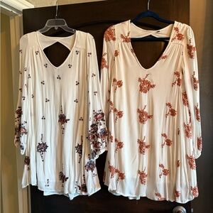 Free People Floral Embroidered Women Dresses